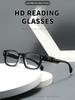 New Classic Square Reading Glasses Spectacles Frame Men Presbyopia Eyeglasses Women Eyewear Diopters +0.5+0.75+1.25+1.75