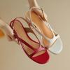 Letní gladiátorky dámské sandály módní mělké s otevřenou špičkou plážové boty dámské venkovní párty šaty nízký podpatek sandalias
