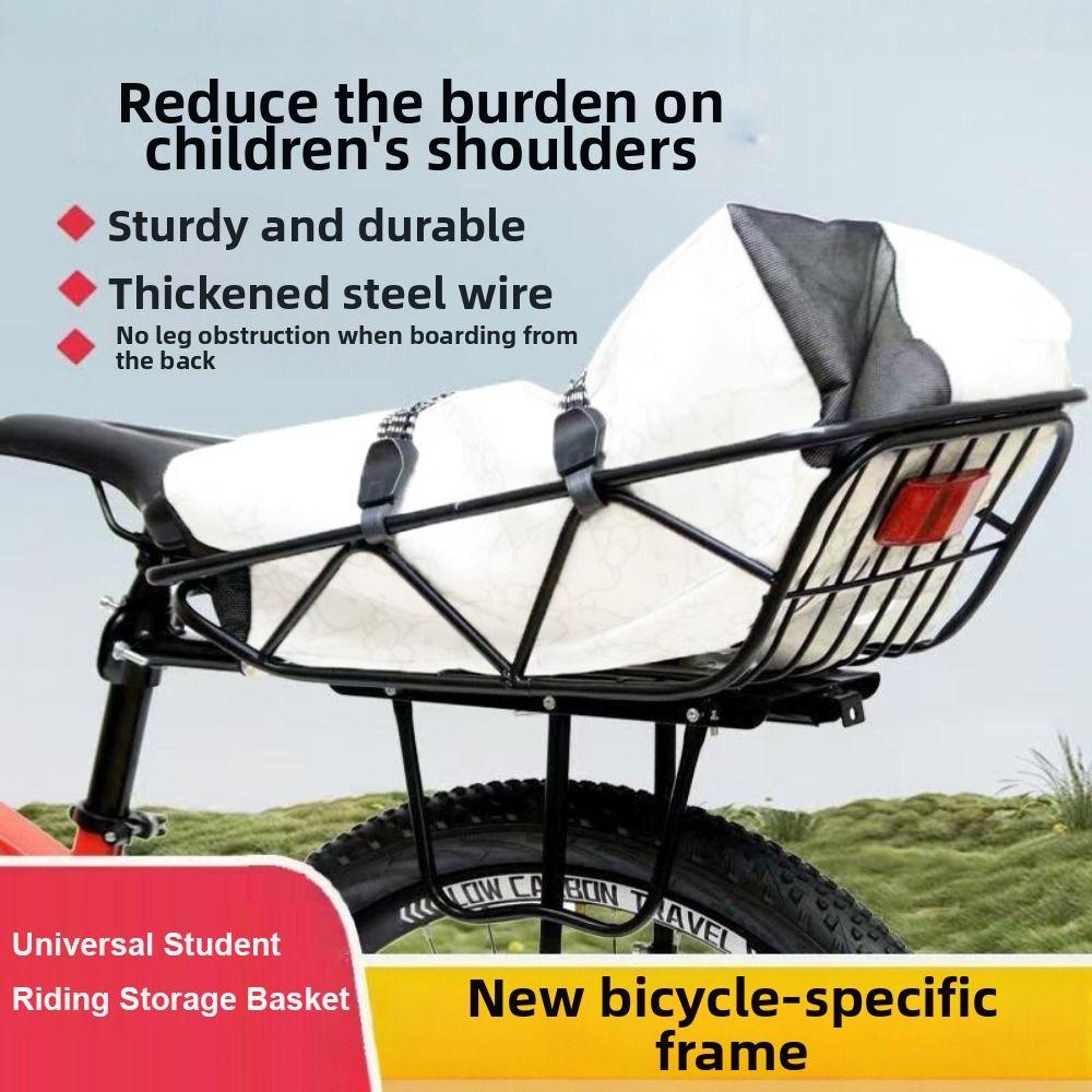 Universal Mountain Bike Rear Storage Baskets Bicycle Basket  Electric Bicycles Accessories