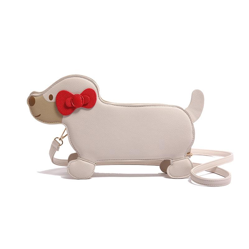 Bags Cartoon Funny Dog Small Bag 2025 New Japanese Cute Girl Foreign Style Versatile Shoulder Messenger Bag