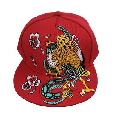 Hip Hop Snapback Fancy Rivet Baseball Caps Street Style Dance Trendy K-Pop Hat Embroidered Street Style Headwear Men Flat Hat