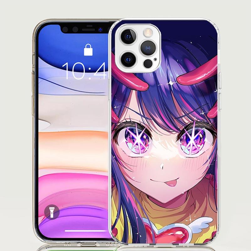 Oshi No Ko Phone Case For iPhone 17 Air 16 15 Plus 11 14 Pro Max 13 Mini 12 7 8 + SE Pattern Art Customized Cover 16 15 Plus 11