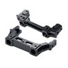 MIBIDAO Metal Front/Rear Frame Girder Bumper Fixed Bracket Mount for Axial SCX10 II 90046 1/10 RC Crawler Car Model Upgrade Part