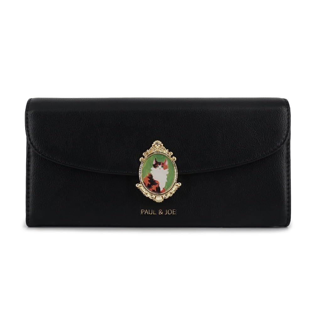 

ACCESSOIRES Overlap Long Wallet Cat Brooch Black FREE [Paul & Joe] [Paul & Joe] PJA-W1171 PJA-W1171