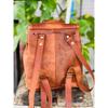 New Goat Leather Backpack Bag Leather Rucksack Vintage