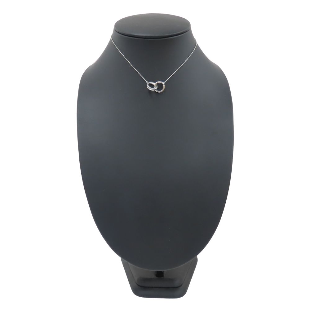 Used TIFFANY&Co. Necklace 1837 Interlocking Circle Silver925 5.0g Silver Accessories