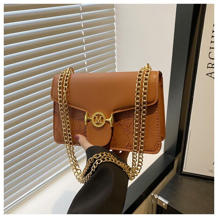 Manufacturer Wholesale Women's Bags Bags2025 New Fashion Printed Chain Bag Shoulder Bag Crossbody Small Square Bag