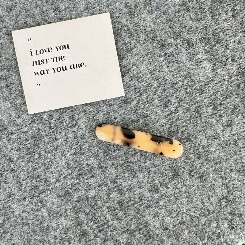 Retro Leopard Print Haarnadeln Pony-Klammer Einfarbig Acetat Haarspangen für Damen Mädchen Temperament Haarspangen Modeaccessoires