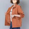 Spring and Autumn Double-layer Casual Ladies Short Jacket Western Style Loose All-match Spring Top