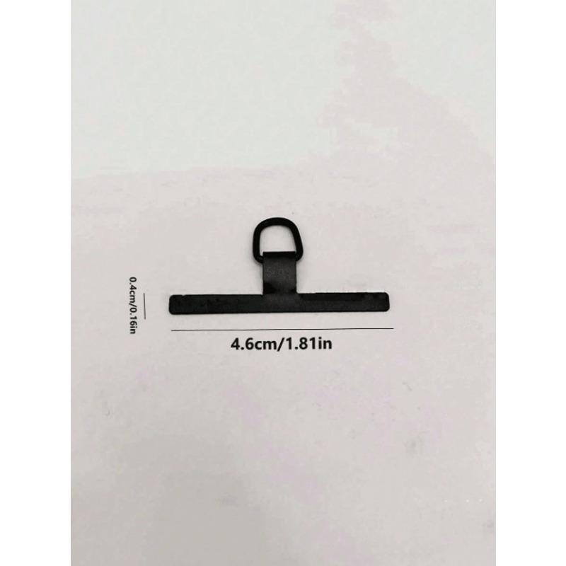 1pcs Universal Mobile Phone Lanyard Patch Metal Safety Ultra-Thin Strap Accessories Stainless Steel Clip Prevent Loss Phone Lanyard Patch Clip