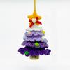 New Christmas Ornaments Christmas Tree With Bells Hand-knitted Christmas Tree Ornaments For Christmas Party Decoration Gifts