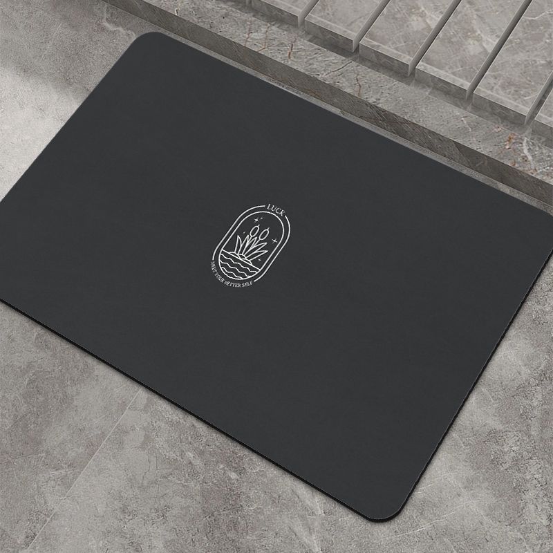 

[Quick-drying] Solid color diatom mud quick-drying door mat bathroom non-slip foot mat bathroom floor mat carpet can be cut 40X60cm 15.7X23.6in