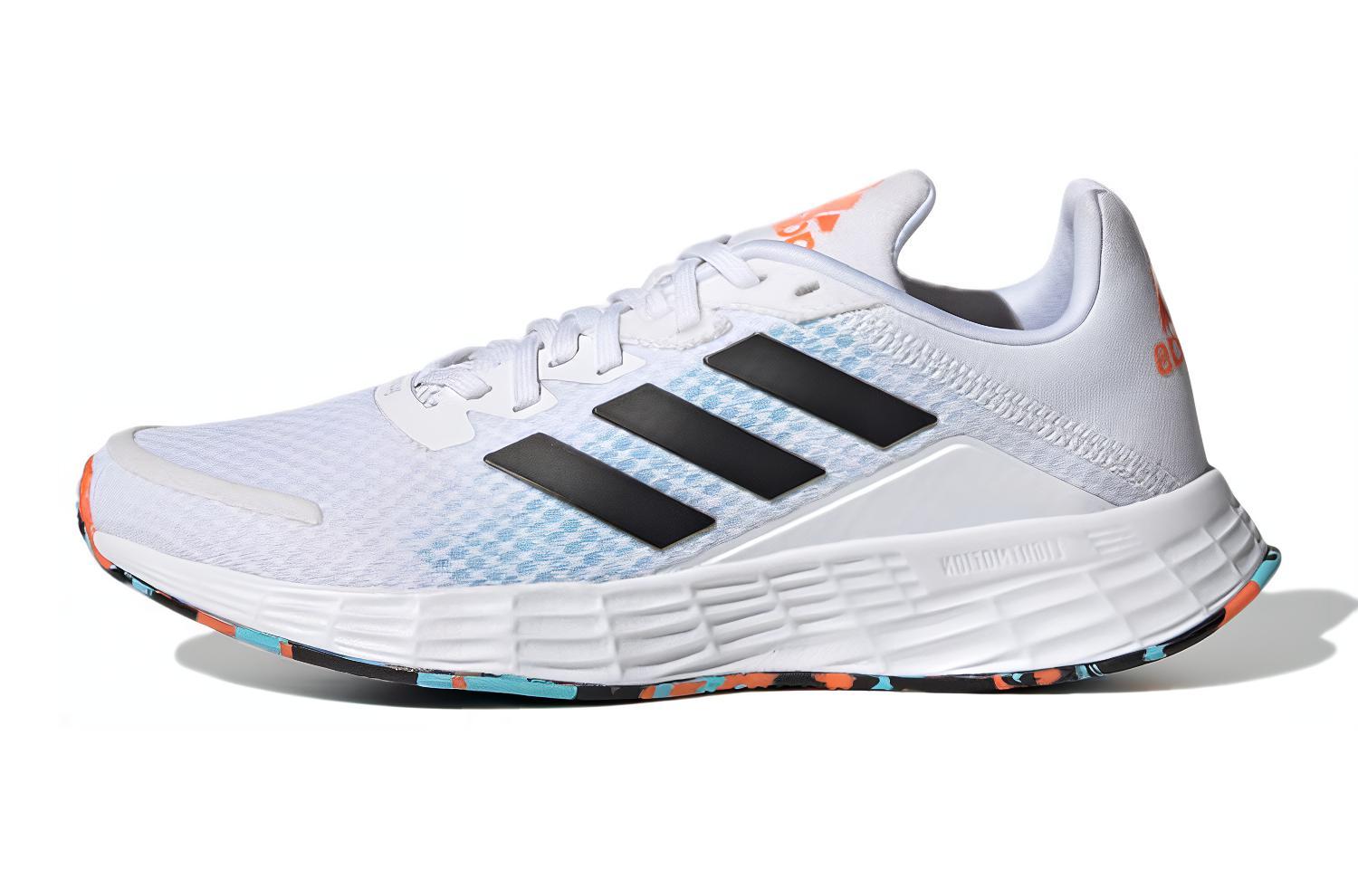 

Adidas Duramo Sl Slip Resistant Cushioning Abrasion Resistant Low top Kids Running Shoes White Black Kids GV9817 37