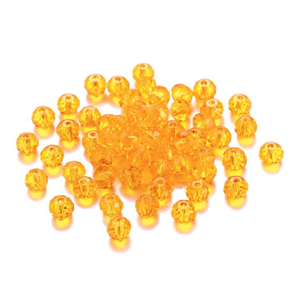 DIY Jewelry Craft Kit: Transparent 3-8mm Glass Beads, Rice, Diamond, Crystal Cuts, Lantern Shapes, Spacer Beads - Perfect For Accessory Making