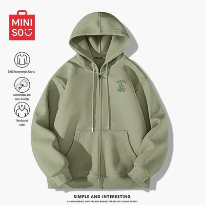 Men's Heavyweight Relaxed Fit Zip-Up Hoodie