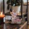 AEE4-Deer Figurines Miniature Deer Family Figures Mini Reindeer Statues Desktop Ornament For Gifts Home Office Car Decor