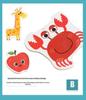 23-Piece Early Education Wooden Puzzle for Kids: Vegetables, Fruits, Animals, Transportation