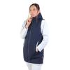 TaylorMade Insulated Hoodie Vest, Navy, Size L, Women's, 2023FW, TL158