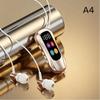 1 Stück Bluetooth-Kopfhörer Clip-On-Kopfhörer Farbdisplay Kabellose Headsets Hifi-Stereo-Geräuschunterdrückung Ohrstöpsel für Live