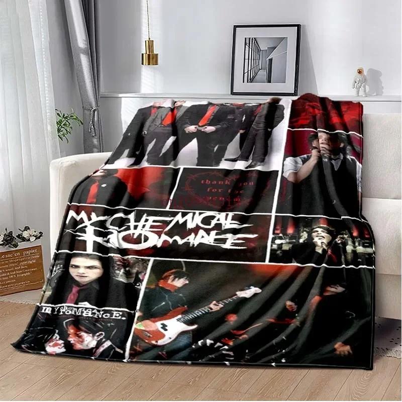 My C-Chemical R-Romance Band Printed Blankets,Kid's Baby Throw Blanket,for Bedroom Living Room Sofa Bed Car, Brithday Gift
