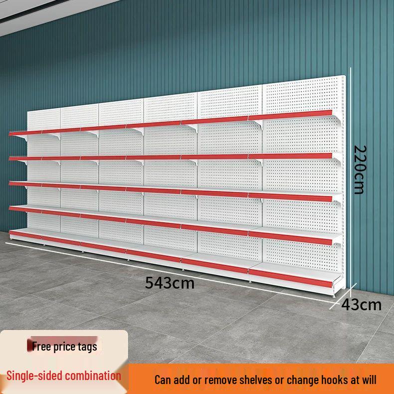 Multi-Layer Island Display Rack for Supermarkets, Convenience Stores, Pharmacies, Stationery, and Snack Shops