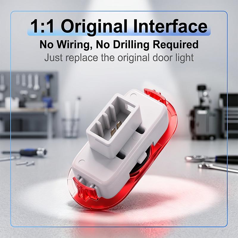 2pcs Welcome LED Light Car Door Badge Wireless HD Projector Lamp For Ford Focus Mondeo Kuga Fiesta MK7 Escort Edge 2 4 MK2 MK4
