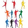Comfortable Cotton Blend Ninja Stealth Bodysuit For Stage Performances