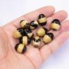 Tibetan tooth yellow high oil pulp dzi beads, multi-totem agate loose beads DIY Wenwan bracelet necklace accessories