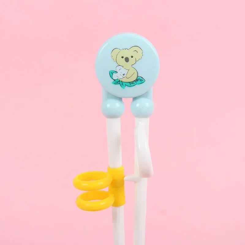 

Cartoon Animal Chopsticks for Children Cute Kitten Lollipop Koala Learning Chopstick Baby Kids Training Tableware Food Sticks