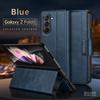 Luxury Leather Phone Case for Samsung Galaxy Z Fold 7 6 5 4 5G  Elegant Plain Magnetic Folding Bracket Shockproof Protect Hard Cover