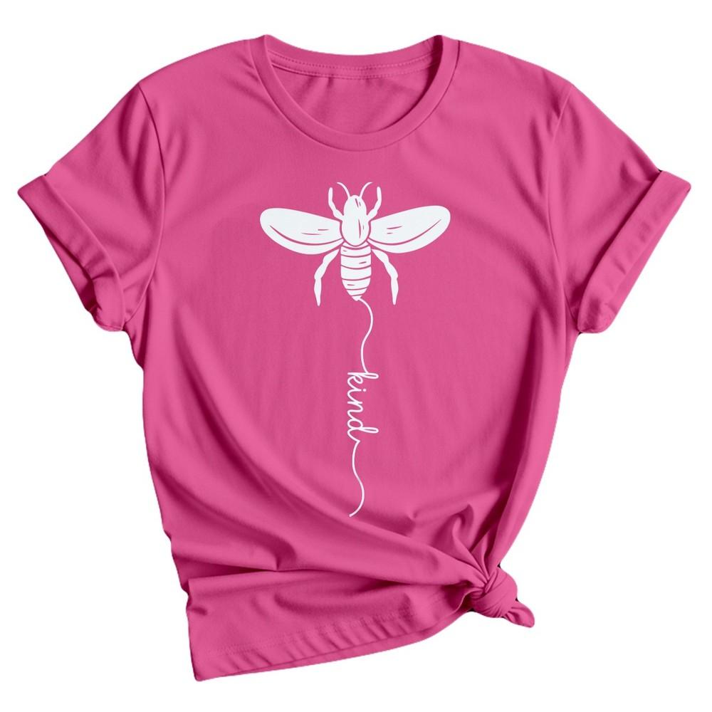 Unisex Bee Kind TShirt Bee Graphic Crew Neck Short Sleeve Summer Tee Tops