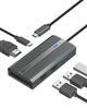 SAN ZANG MASTER USB C Hub HDMI 4K Resolution Hub PD Charging 60W Output Port 5Gbps High Speed Transfer Port Compatible with Laptop Telework Remote