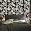 Optical and Flower Wallpaper with 3D Effect for Living Room and Bedroom 50x1000
