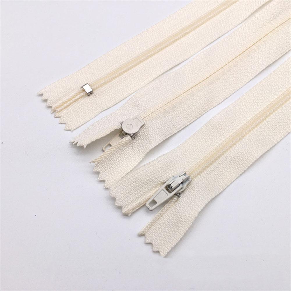 

10PCS Nylon Zipper 20cm 30cm Assorted Colors Closed End Short Zippers Bulk for Pocket Handbag Pants Clothing Sewing Supplies DIY 20cm бежевий