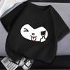 2025 T-shirt MINISO Vêtements pour enfants Anime Filles T-shirt Dessin animé Mélodie Kuromi Été Mignon Haut Coton Enfants Manches Courtes