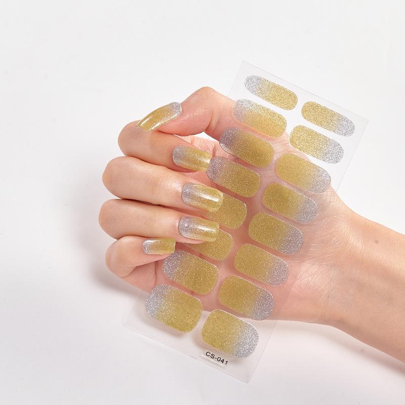 2026 New No Glue Gel Nail Stickers Waterproof Matte Press On Nails for Women