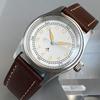 36mm Pilot NH35 Uhr Weiße Arabische Ziffern Grünes Leuchtendes Zifferblatt Saphirglas 200m Wasserdicht Klassische Automatikuhr Für Männer