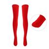 1Pair Winter Over Knee Stockings Knitting Wool Stocking Women S Cable Knit Thigh High Socks for Spring Autumn