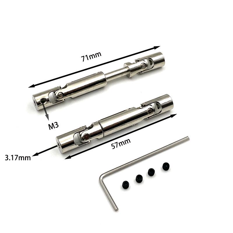 WPL Remote Control Truck Metal Drive Shaft - 1/16 and 1/12 Scale Climbing Military Truck Mods Accessories