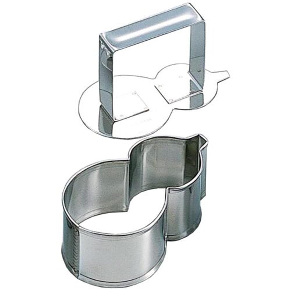 

Форма для прессования «Тигр-корона», серебристая, 59 x 104 x 58 мм, Пресс-форма ST для приготовления рисовых шариков, форма тыквы, нержавеющая сталь 18-8, 1670