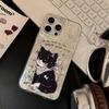 IMD Feather Yarn Naughty Kitten Suitable for iPhone17promax Apple 16 Mobile Phone Case 14/15 Large Hole 17