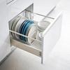Stainless Steel Faucet Rack Kitchen Storage Pot And Pan Rack Chopping Board Organiser Stand Rack Holder For Kitchen