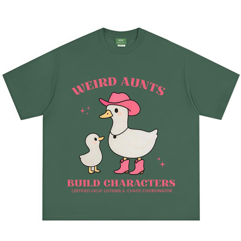 Aunt Goose Funny Duck Meme T Shirt Unisex Unisex Harajuku Fashion Tshirt Summer Shortsleeved Loose Casual Aesthetic Trend Tshirts