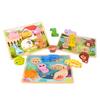 Puzzle Board Shape Matching Board Game Pattern Cognitive Animal Jigsaw Toys  Boys Girls