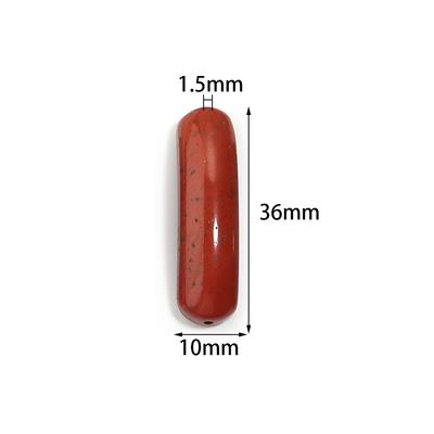 2pcs Natural Stone Beads Rectangle Agate Lapis Lazuli Amethysts Crystal Loose Beads For DIY Jewelry Making Bracelets Necklace