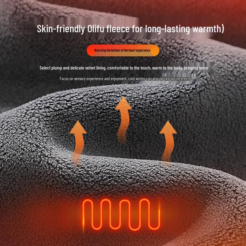 Pánské teplé fleecové jogger kalhoty Baleno volného střihu proti žmolkování