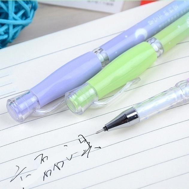4Pcs / 12Pcs Erasable Pen Gel Kawai Gel Pen School Supply Stationary Cute Funny Stationery 0.38mm Bla