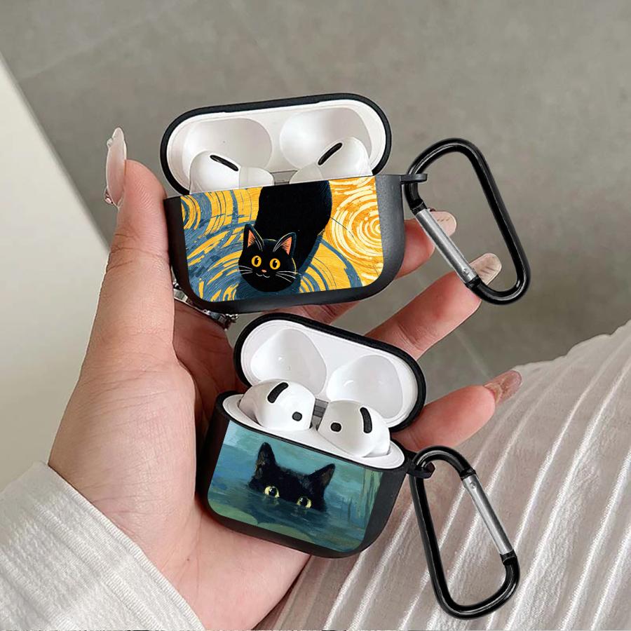 A Kitten In The Rain Earphone Cases Cover Case For Airpods Pro2 2 4 Pro3 3 Pro 1