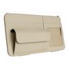 Car Sun Visor Organizer with Glasses Holder, Card & Pen Pockets – PU Leather Auto Interior Storage for Cars, SUVs & Trucks