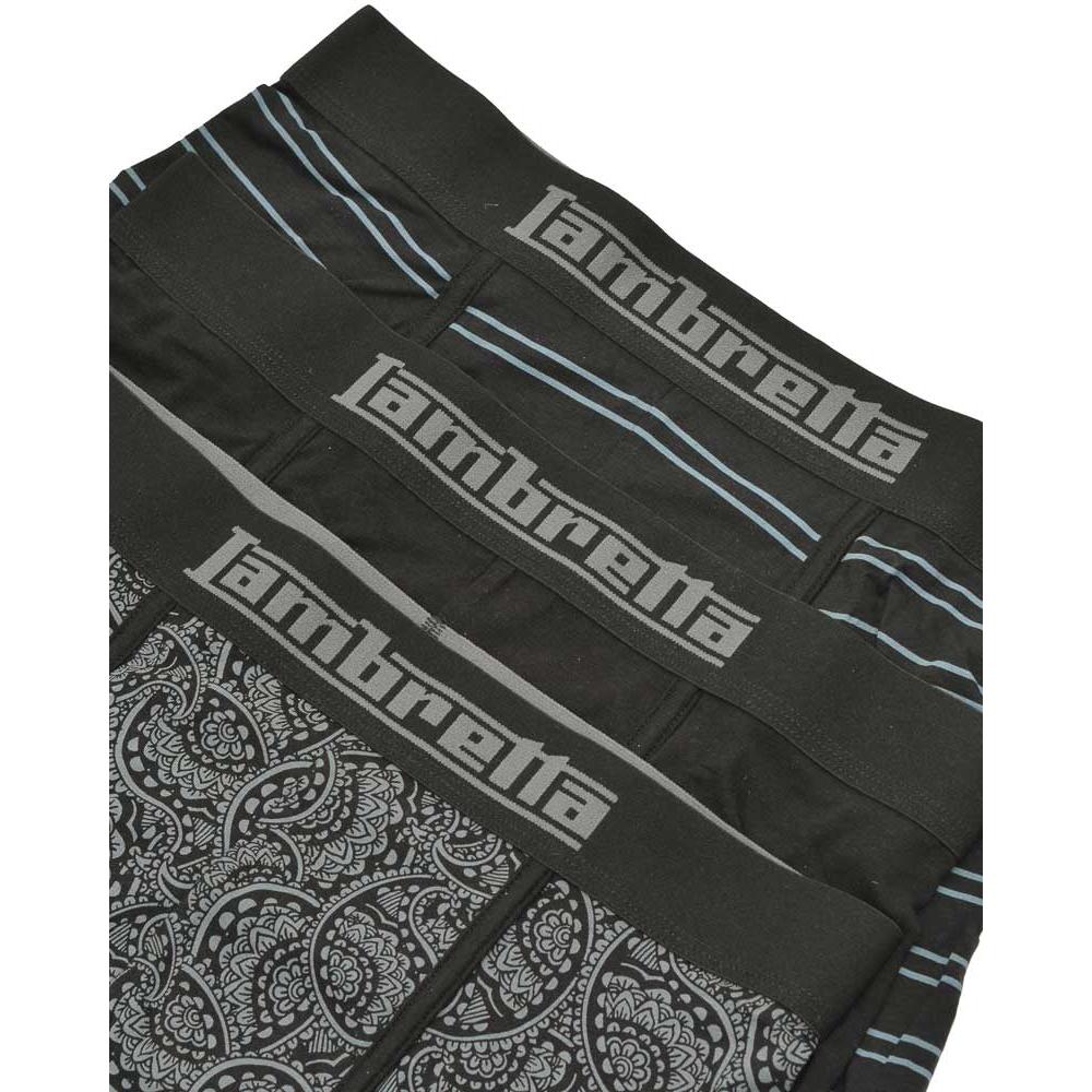 Lambretta Mens Paisley Boxer Shorts (Pack of 3)
